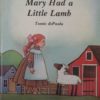 おすすめ英語の絵本　Mary Had a Little Lamb　Tomie dePaola   for toddlers 幼児向け　